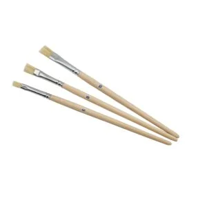 Gussowpinsel kurzer Holzstiel