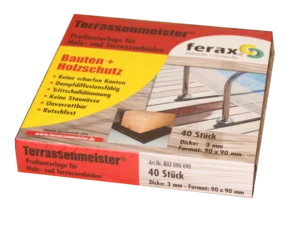 Profi-Unterlage Stärke 3 mm - 90x90 mm 40 Stück