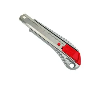 Cuttermesser Aluminiumdruckguss roter Schieber